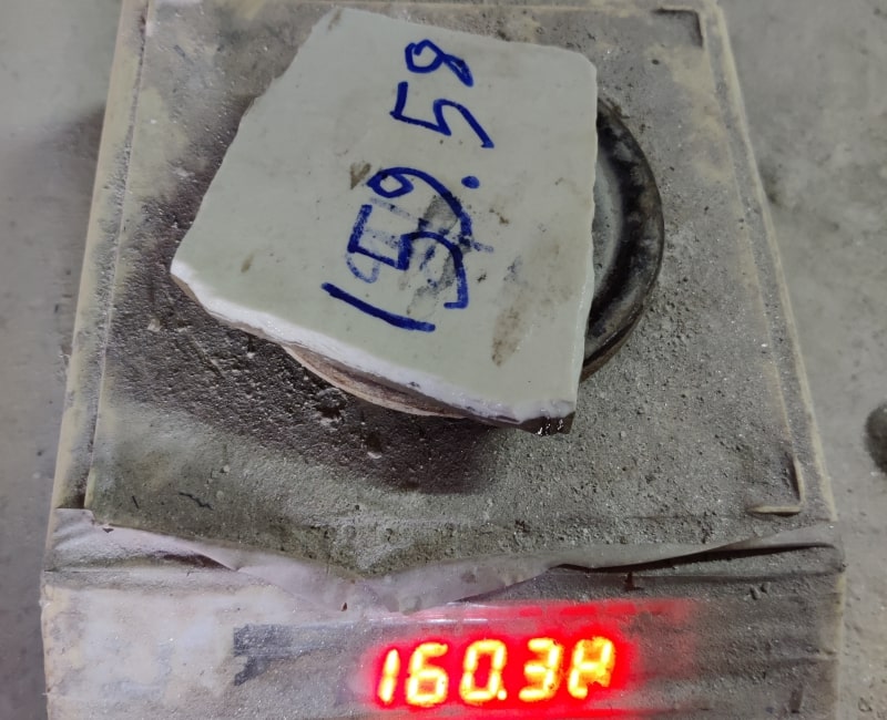 Water absorption inspection